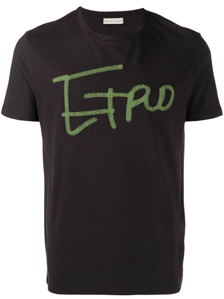 Etro Printed T-shirt - Purple