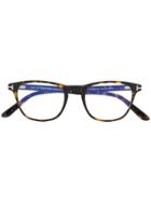 Tom Ford Eyewear Ft5625b Soft Square-frame Glasses - Brown