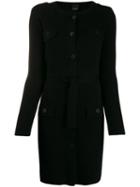 Pinko Rib Knit Sweater Dress - Black