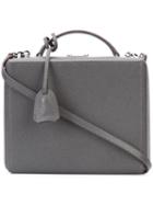 Mark Cross - Grace Box Tote - Women - Leather - One Size, Women's, Grey, Leather