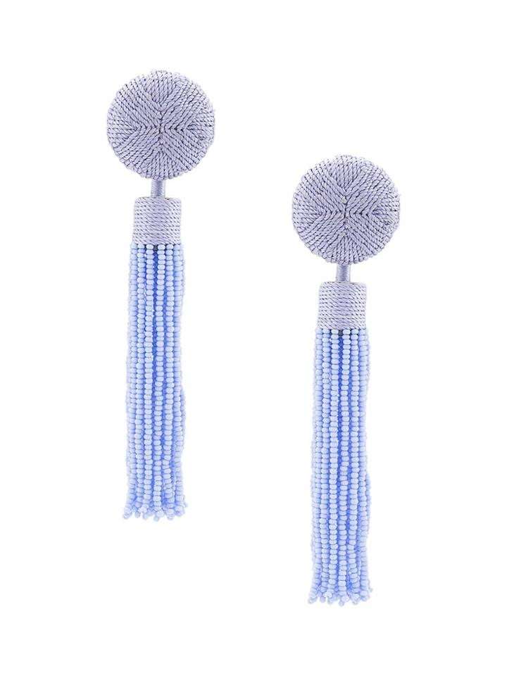 Mignonne Gavigan Drop Earrings - Pink & Purple