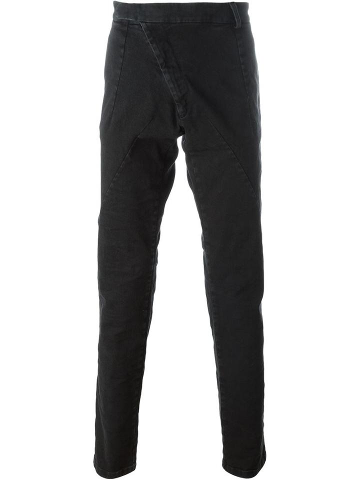Nostra Santissima 'modica' Pants, Men's, Size: 48, Black, Cotton/spandex/elastane