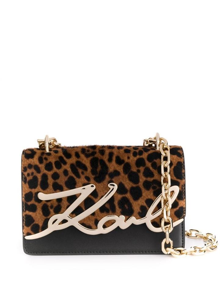 Karl Lagerfeld K Signature Crossbody Bag - Black