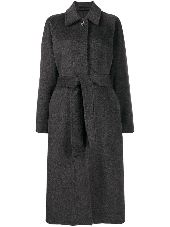 Filippa-k Montana Oversized Belted Coat - Grey