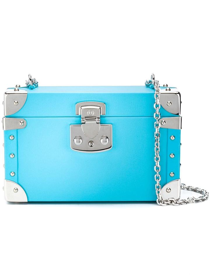 Luis Negri Bauletto Classic Crossbody Bag - Blue