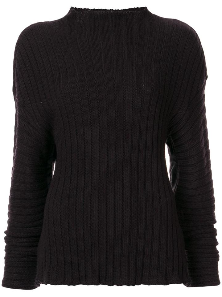 Goen.j Chunky Knit Jumper - Black