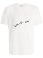 Saint Laurent French Phrase T-shirt - White