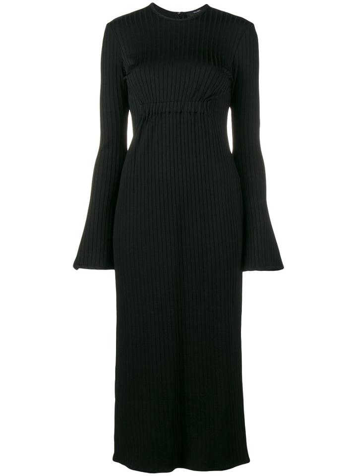 Ellery - 'sucker Punch' Ribbed Dress - Women - Nylon/polyester/spandex/elastane/viscose - 10, Women's, Black, Nylon/polyester/spandex/elastane/viscose