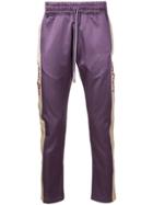 Just Don Side Stripe Tearaway Trousers - Purple
