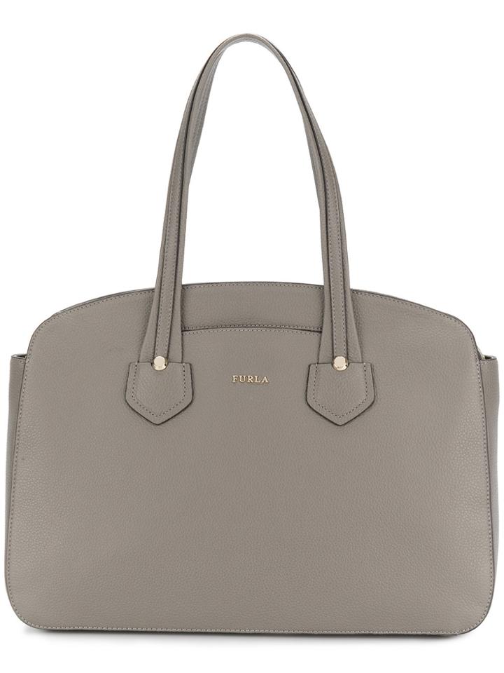 Furla Double Handle Tote - Grey