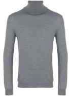 Zanone Roll Neck Sweatshirt - Grey