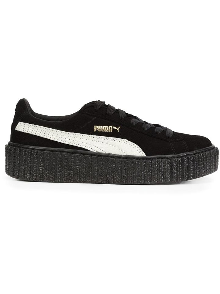Fenty X Puma Platform Lace-up Sneakers - Black