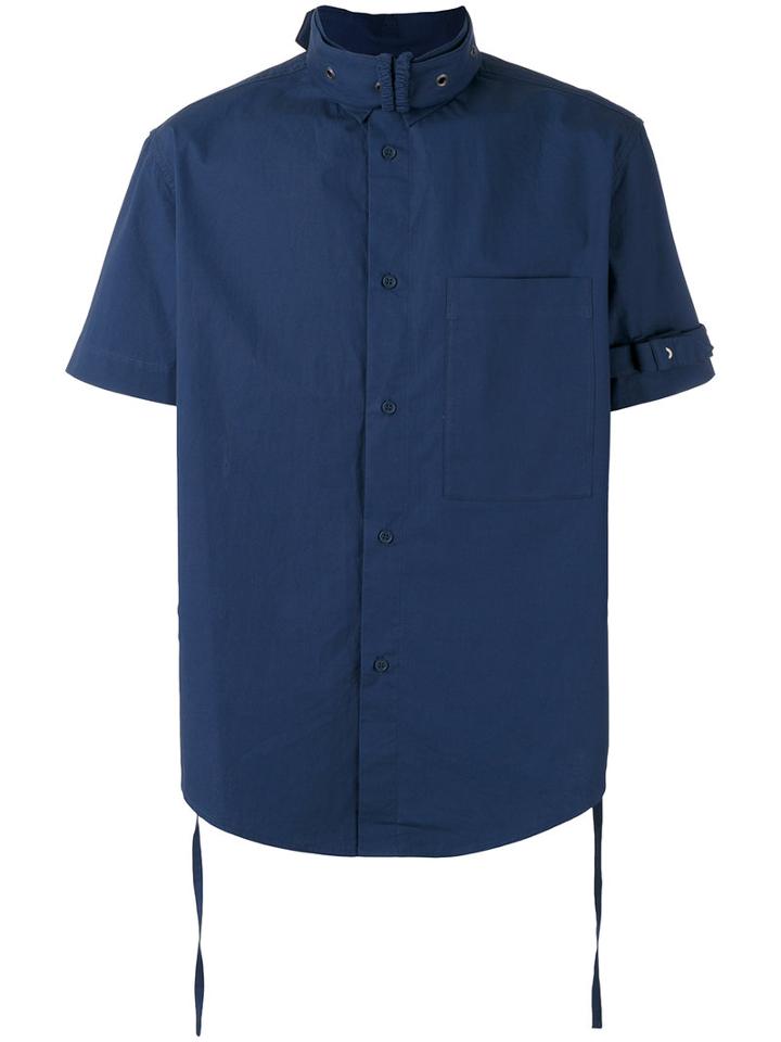 Craig Green Belt-necktie Shirt, Men's, Size: Medium, Blue, Cotton