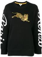Kenzo Tiger Logo Print Sweatshirt - Black
