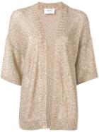 Snobby Sheep Sequin Knitted Cardigan - Neutrals
