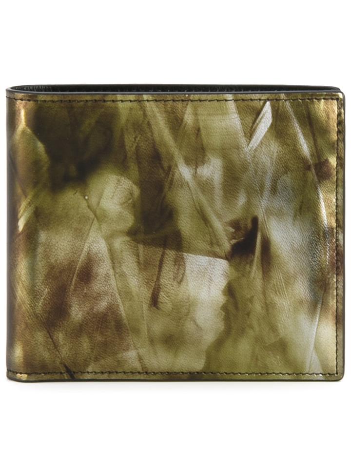 Maison Margiela Printed Billfold Wallet - Green