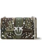 Pinko Love Camouflage Shoulder Bag - Green