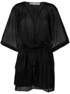 Iro Wrap Dress - Black