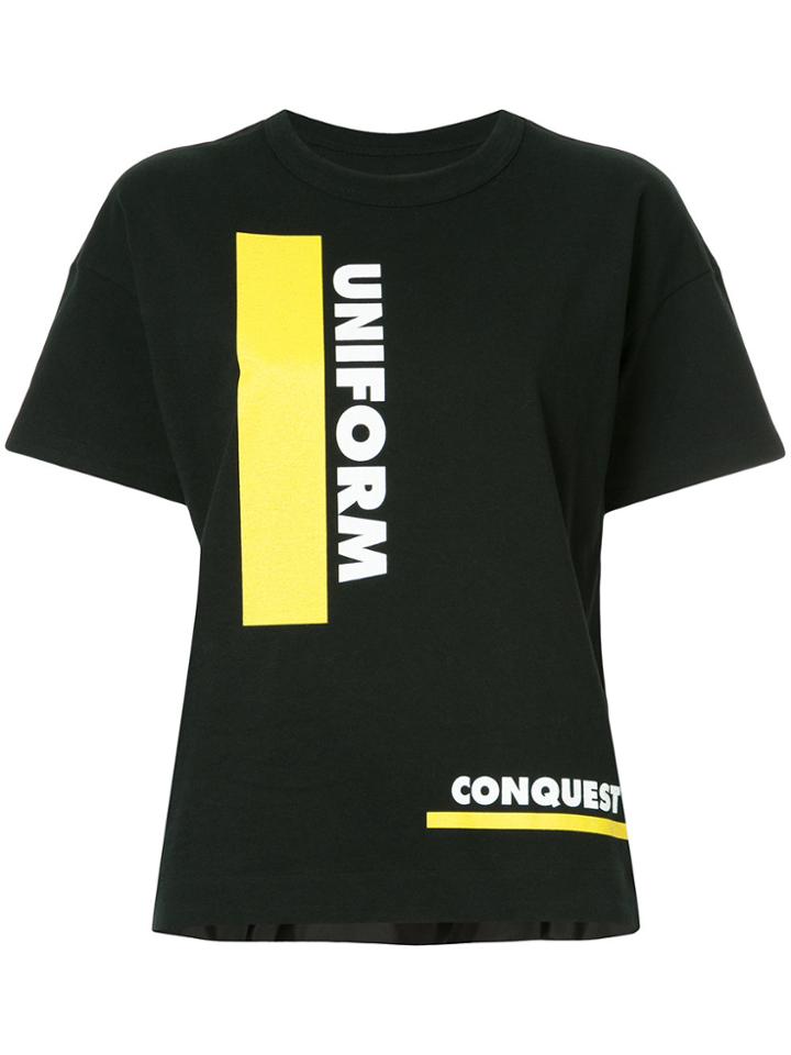 Sacai Uniform T-shirt - Black