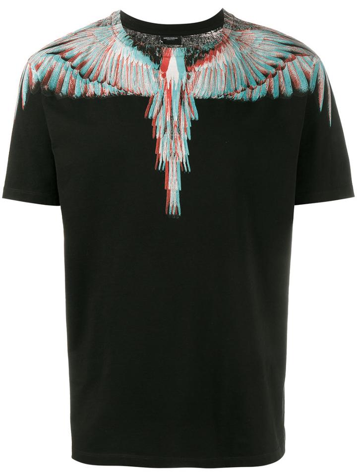 Marcelo Burlon County Of Milan Salvador Printed T-shirt, Men's, Size: Small, Black, Cotton
