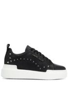 Marc Ellis Studded Low-top Sneakers - Black