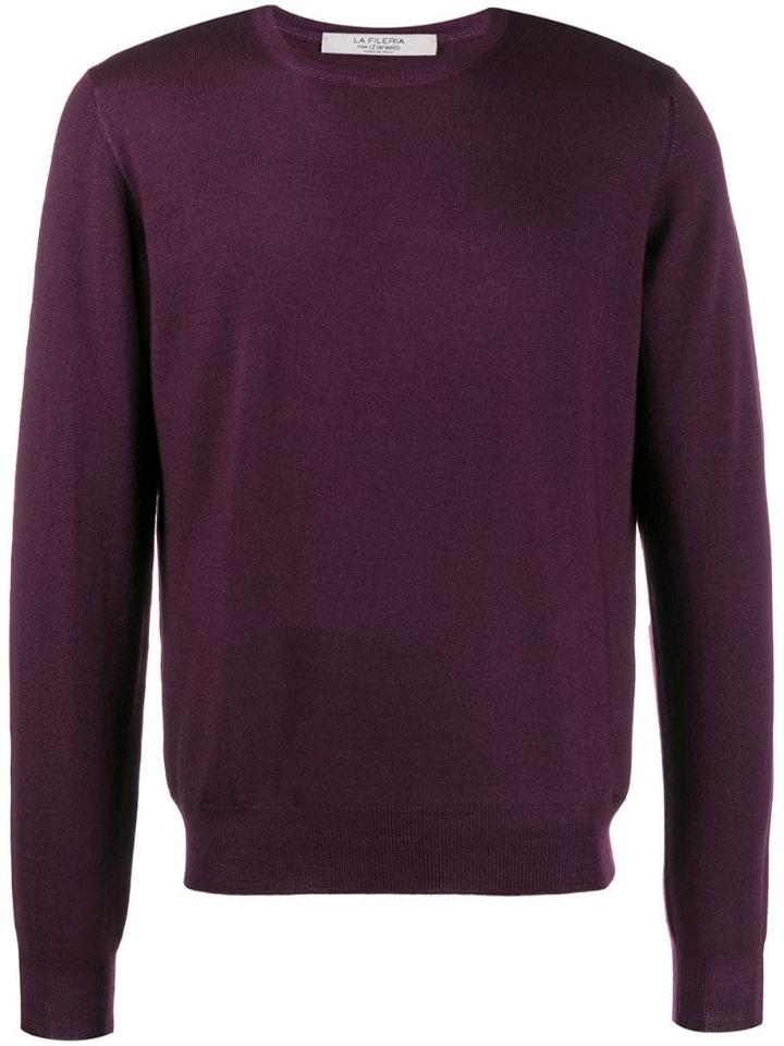 La Fileria For D'aniello Crew-neck Sweatshirt - Purple