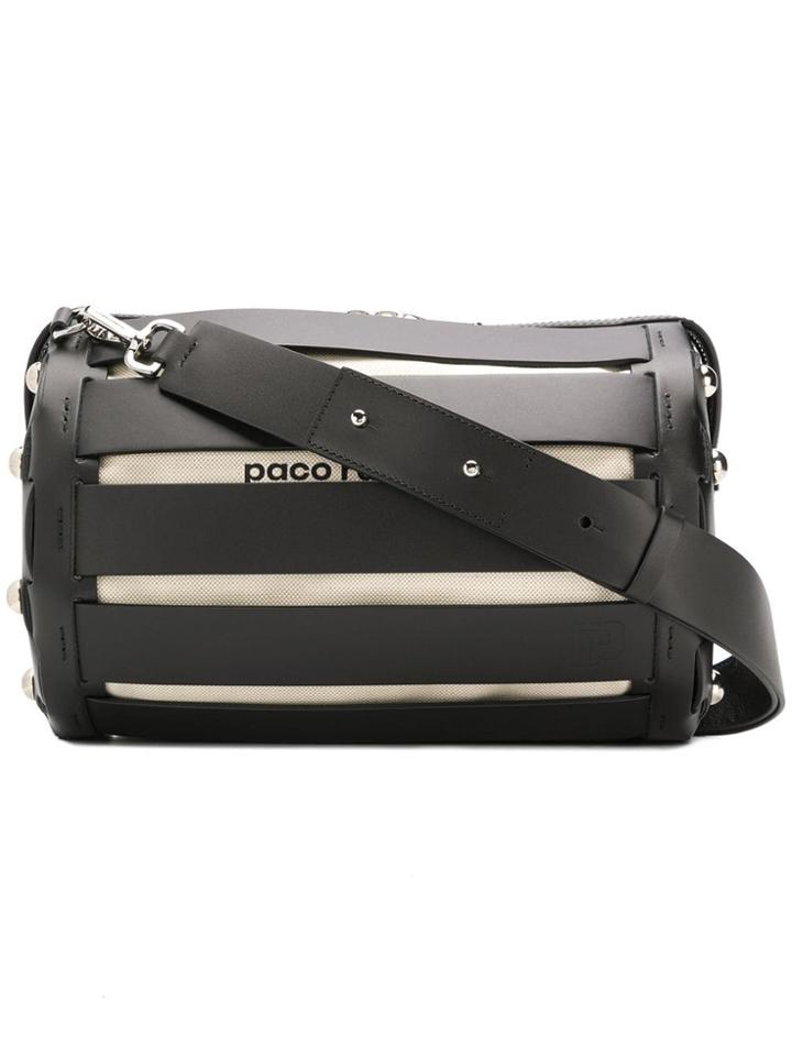 Paco Rabanne Cage Shoulder Bag - Black