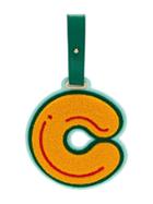 Chaos Letter C Luggage Tag - Orange