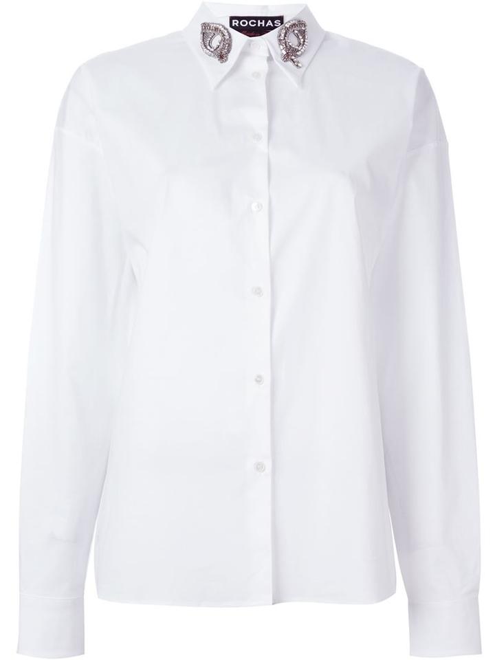 Rochas Crystal Embellished Shirt