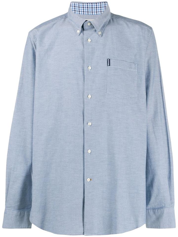 Barbour Oxford Long Sleeve Shirt - Blue