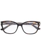 Salvatore Ferragamo Square-frame Optical Glasses - Brown