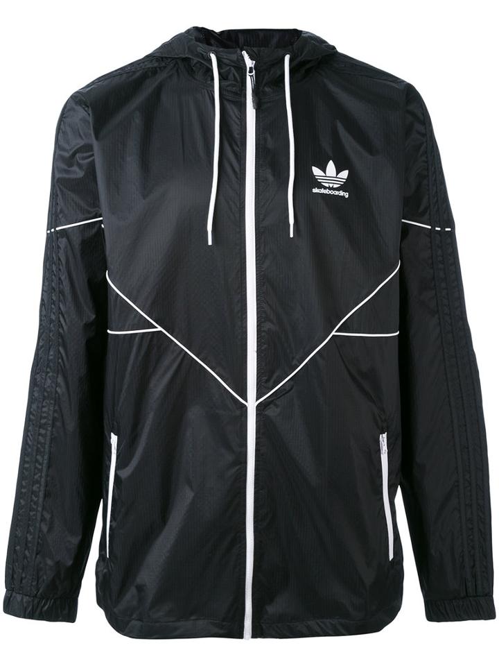 Adidas Originals - Lightweight Hooded Jacket - Men - Polyamide - M, Black, Polyamide