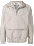 Misbhv Checked Half-zip Windbreaker - Neutrals