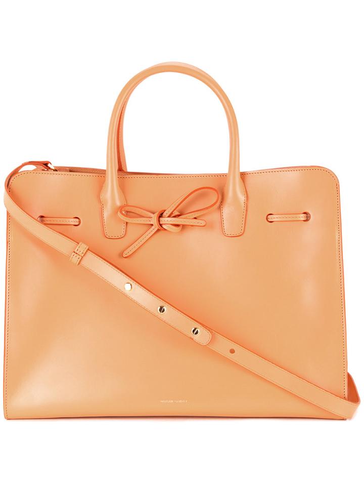 Mansur Gavriel - Large Sun Tote Bag - Women - Leather - One Size, Pink/purple, Leather