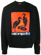 Heron Preston Frontal Print Sweatshirt - Black