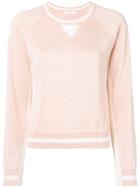 Rag & Bone Striped Trim Jumper - Neutrals