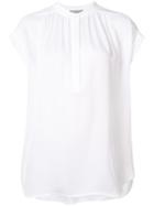 Vince - Loose Fit Blouse - Women - Silk - M, White, Silk
