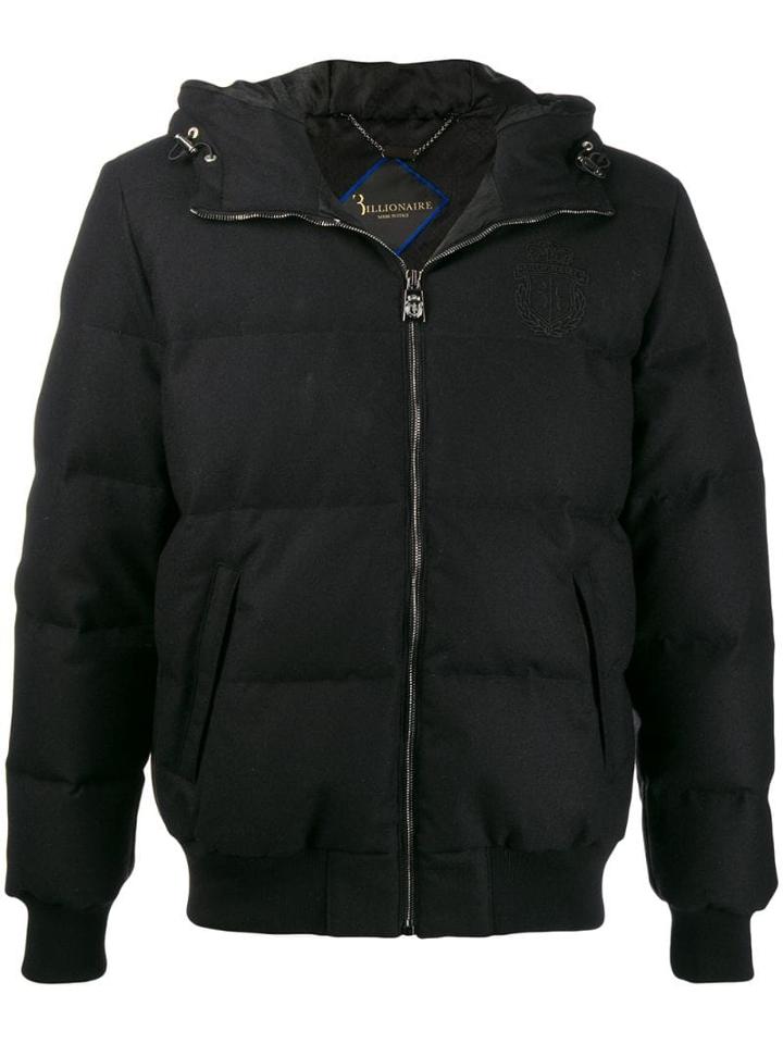 Billionaire Padded Down Jacket - Black