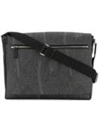 Etro - Paisley Print Shoulder Bag - Men - Cotton/polyester/polyurethane/leather - One Size, Black, Cotton/polyester/polyurethane/leather