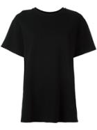 Toteme Plain T-shirt, Women's, Size: Small, Black, Polyamide/viscose/spandex/elastane