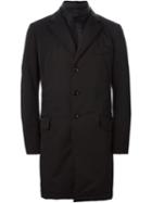 Fay Detachable Gilet Coat, Men's, Size: Large, Black, Polyamide/polypropylene/polyester