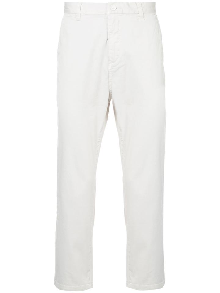 Jac+ Jack Cropped Style Trousers - Grey