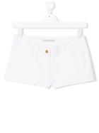 Zadig & Voltaire Kids Teen Denim Shorts - White