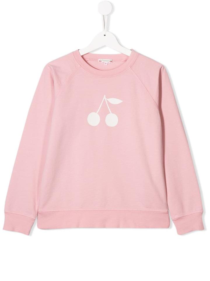 Bonpoint Cherry Print Sweatshirt - Pink