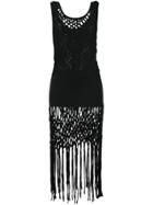 Jean Paul Gaultier Vintage Netted Tank Dress - Black