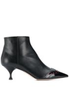 Miu Miu Pointed Toe Boots - Black