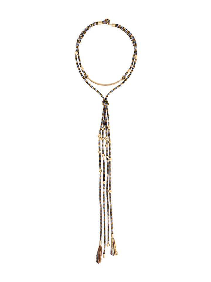 Chloé Lariat Tie Necklace - Multicolour