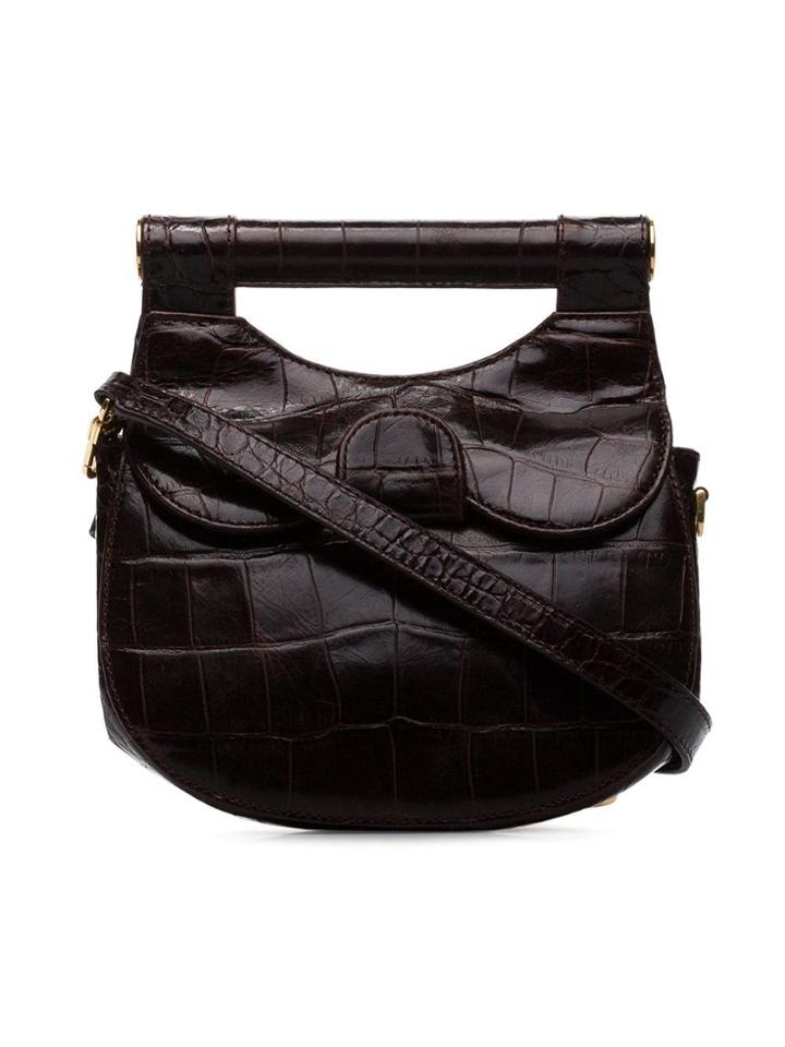 Staud Staud Madeline Mcroc Lthr Mini Bg - Brown