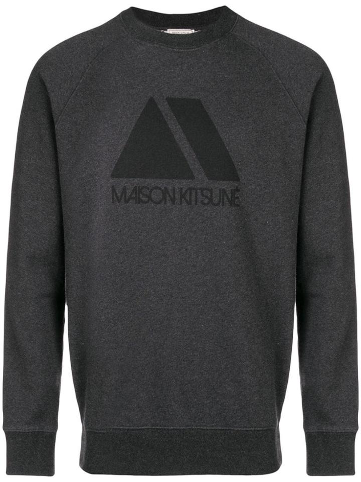 Maison Kitsuné Triangle Sweatshirt - Grey