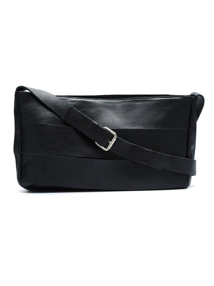 Uma Raquel Davidowicz Leather Shoulder Bag - Black